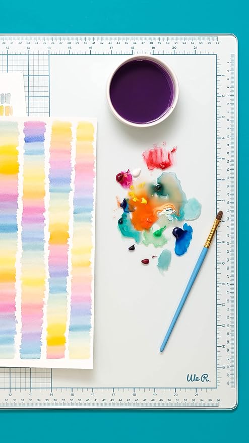 We R Memory Keepers, Glass Mat, 16 inches x 22 Inches, Heavy Duty, Perfect for Cutting, Paint Mixing, Scrapbooking, Crafts and More