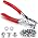 Mudder Grommet Eyelet Plier Tool,Gold, Silver,1/2 Inch,Classic