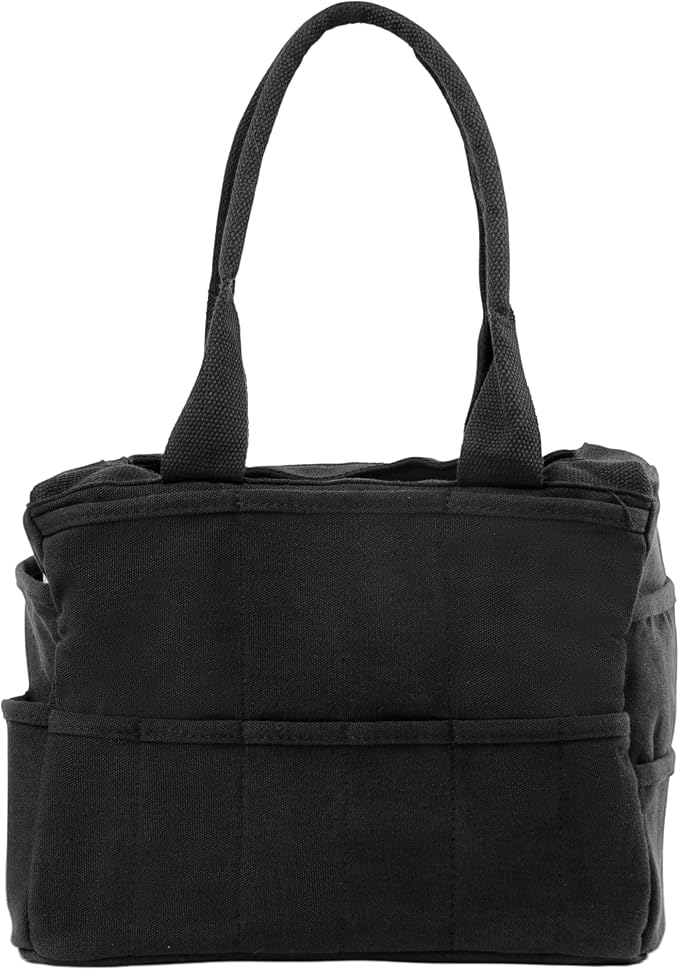 Soolla Studio Bag: Art Supply Storage Organizer & Pottery Tool Bag, Washable Tote, Yarn Bag, Crochet, 30 Pockets, 15+ Colors