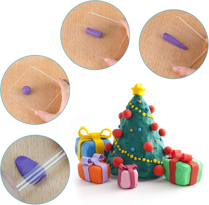 CiaraQ 60-Color Polymer Clay Oven Bake Modeling Kit | 12 sculpting tools, 3-layer storage box, acc. pack, guide. Great for school, home, gifts, kids & artists.