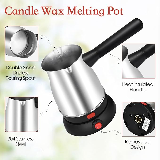 TOKPELA Electric Wax Melter for Candle Making
