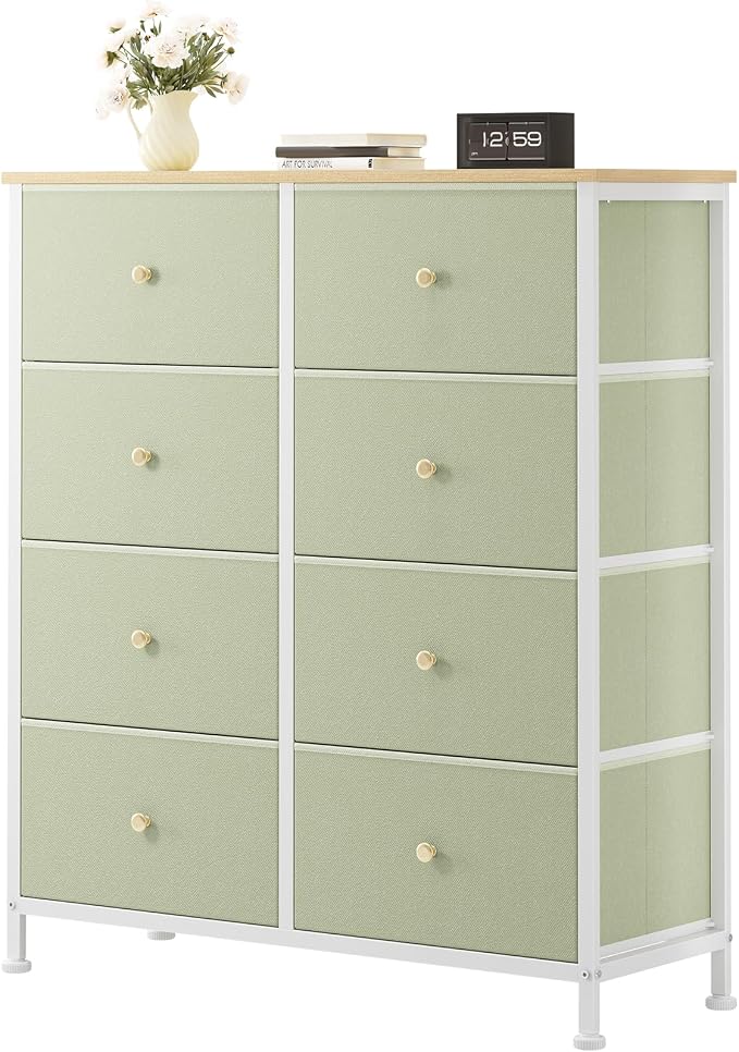 OLIXIS 8 Drawer Storage Dresser for Bedroom, Closet Organizers Units
