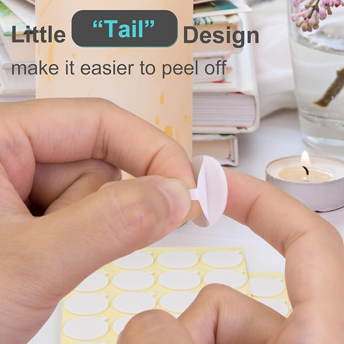 1200Pcs Candle Wicks, with Tail, Double-Sided | Heat Resistance, Ideal for Candle Making, DIY Candle Craft, Home Decor, Party Favors, Gift Wrapping, Wedding
