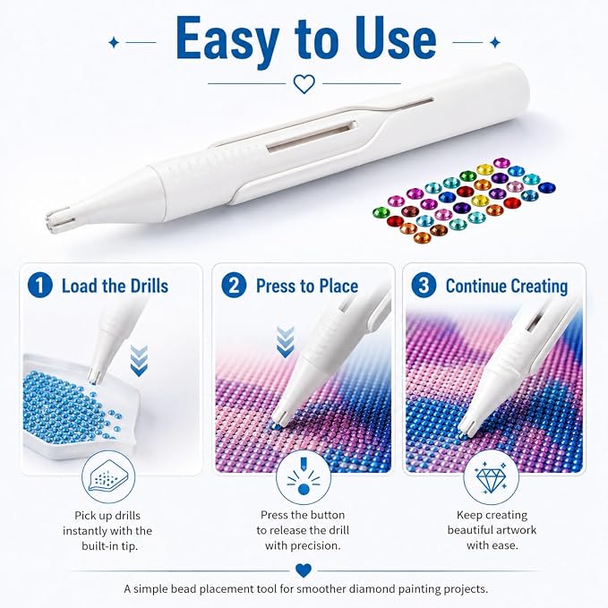 2026 New Automatic Diamond Painting Bead Dispenser (5Pcs)