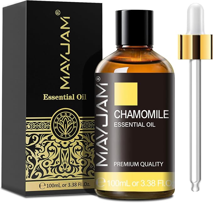 MAYJAM Chamomile Essential Oil for Diffuser Soap Candle Making, 3.38FL.OZ