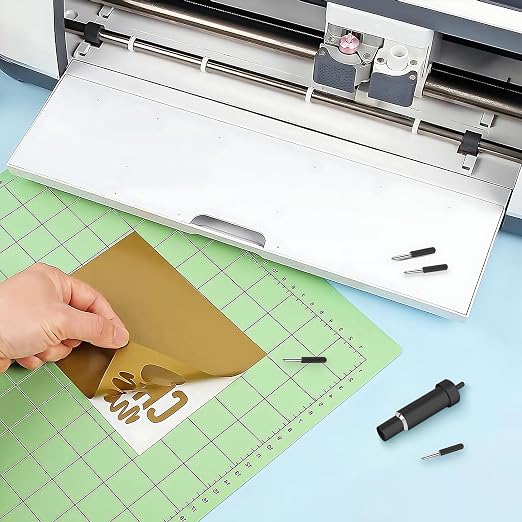 Deep Cut Blade for Maker 3/4/Maker/Explore 3/4/Air 2/Air/One/Venture,60° Deep Point Blade and Housing for Cutting Metallic/Genuine Leather, Craft/EVA Foam, Aluminum Foil, Magnetic Sheet,Etc