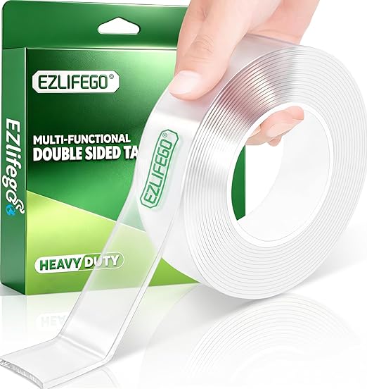 EZlifego Heavy Duty Invisible Bond Nano Double Sided Mounting Tape, 16.5FT