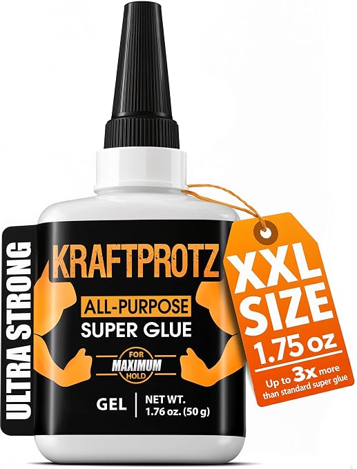 Super Glue All-Purpose Gel 1.75 oz - Instant Adhesive Universal Repair