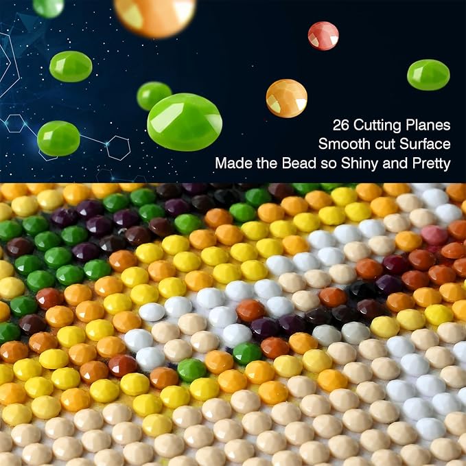 Christmas Cardinal Diamond Art Kits for Adults, 5D DIY Diamond Painting for Adults Beginners, Diamond Dots Kits Gem Arts Crafts for Home Wall Decor 12x12 Inch