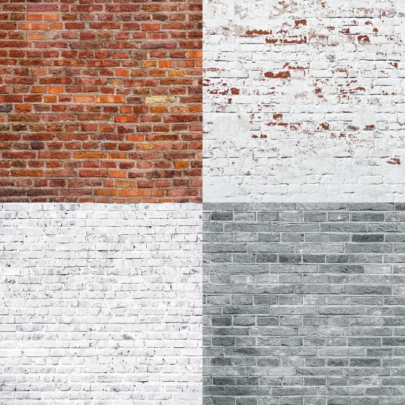 Vintage Wall Brick Dot Color Theme Dot Scrapbook, DIY Album Scrapbook Paper, Greeting Card Making Background Paper Craft Supplies Painting Decoration Travel Diary Paper (Wall Brick Texture)