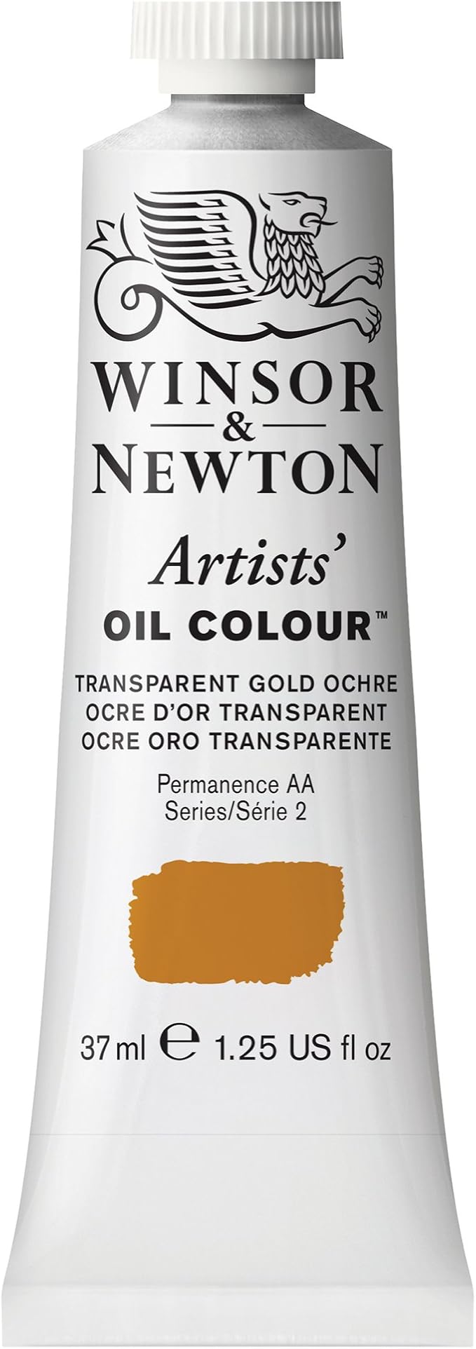 Winsor & Newton Artists' Oil Paint, 37ml Tube, Transparent Gold Ochre