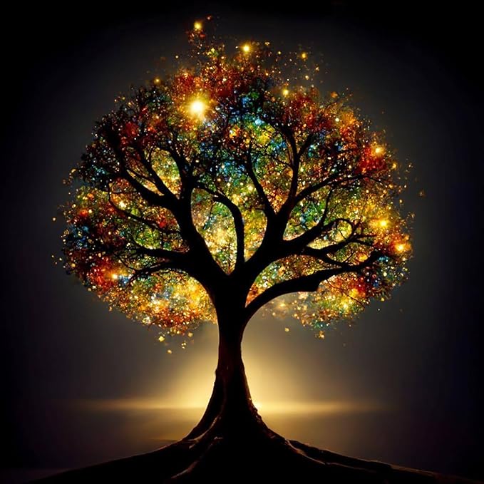 Tree of Life Diamond Art Kits for Adults, 5D Diamond Painting for Adults