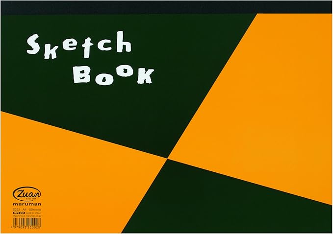 Maruman Zuan Sketch Pad, Horizontal A4, 8.27" x 11.69", 50 Pages
