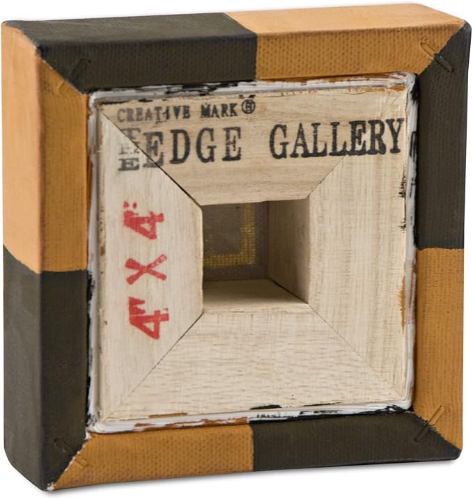 Creative Mark The Edge Deluxe Cotton 1-1/2" Deep Stretched Canvas for Painting, 8x8 Pack of 9, 14oz. Primed Weight, Universal Archival Priming, Medium Tooth, Frameless Artwork Canvas for Painters