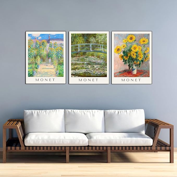 9 Pack Monet Diamond Art Kits for Adults Diamond Painting Kit for Beginner