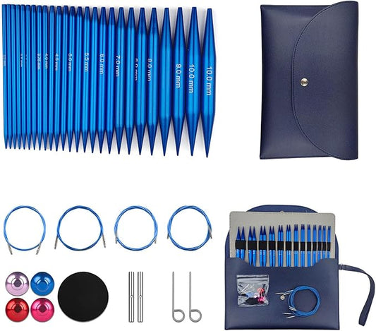 Hzkokon 13 Pairs 4 Inch Knitting Needles Set
