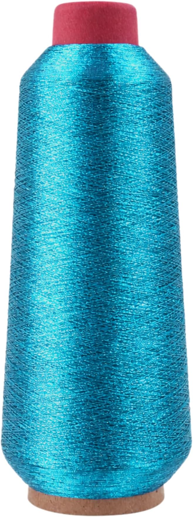 Mandala Crafts Metallic Teal Embroidery Floss for Sewing, 3281 Yard Spool