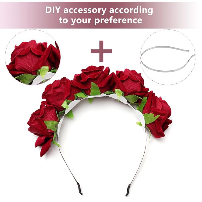 24 Pcs Smooth Metal Blank Headband DIY Craft Wire Frame Hairband for Women