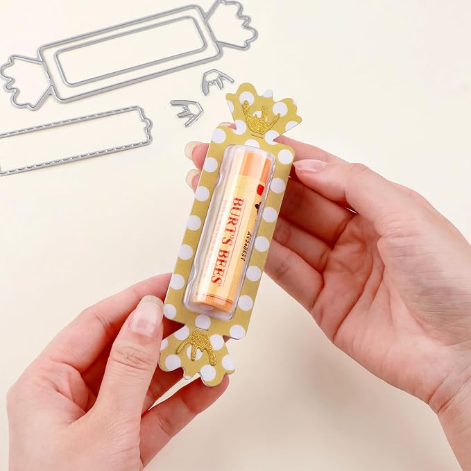 BAOFALI 1 Set Small Candy Dies Cutting Rectangular Gift Card Envelope Cutting Dies Sets Label Tag for Scrapbooking DIY Cards Album Crafts Supplies(13.7x6.8cm/5.4x2.7inch)