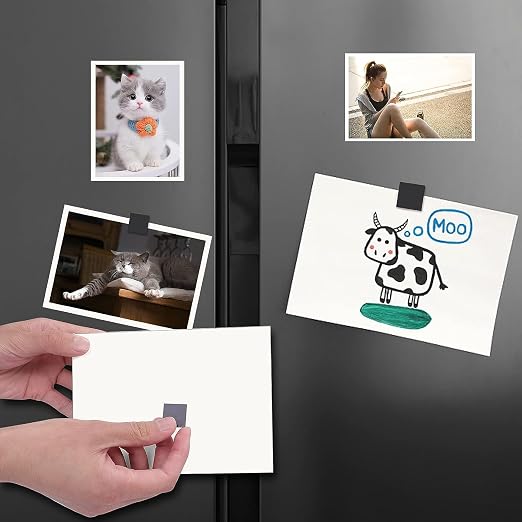 DIYMAG Magnets with Adhesive Backing, 30P Flexible Fridge Magnetic Dots