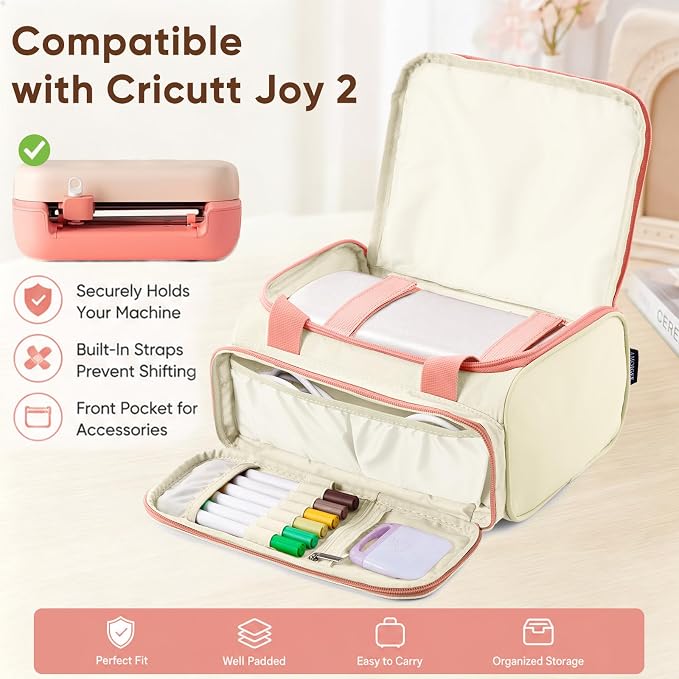 Carrying Case for Criut Joy 2 Cutting Machine Accessories Storage Organizer