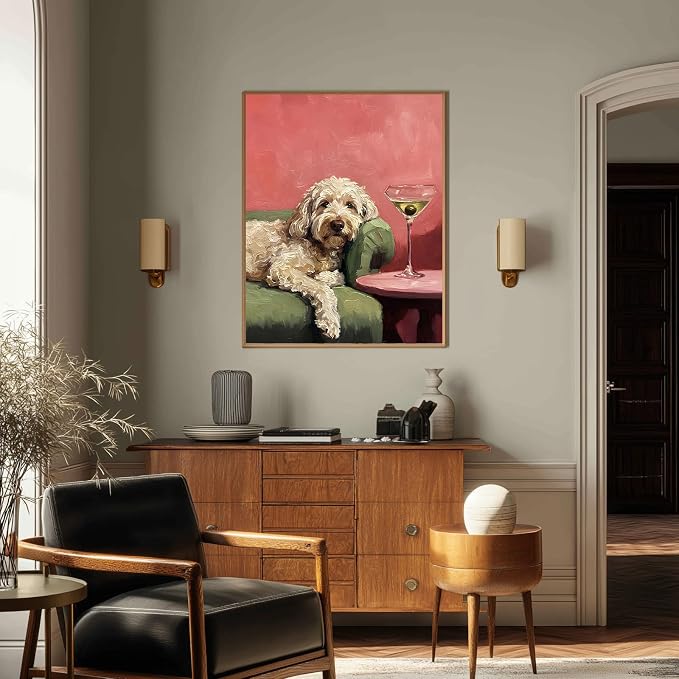 Dog Paint by Number for Adults, Paint by Numbers Kit for Adults 16x20 Inch