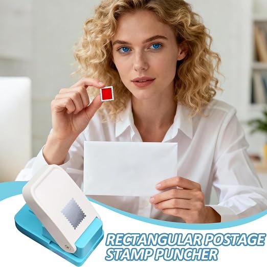 1X0.8inch Rectangular Postage Stamp Puncher