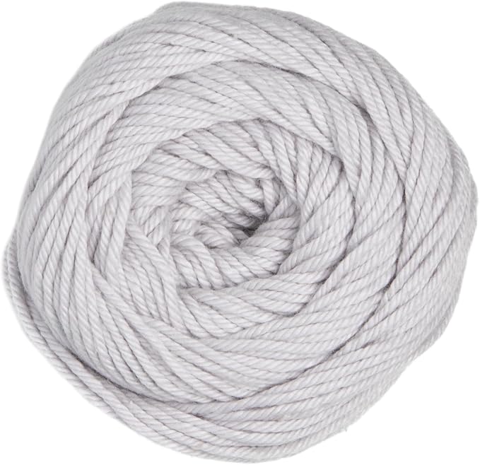 Knit Picks Dishie Gray Worsted Weight 100% Cotton Yarn for Crocheting