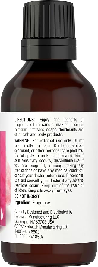 Horbäach Cotton Candy Fragrance Oil | 1 fl oz (30ml) | Premium Grade