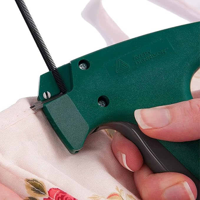 MicroStitch® All‑in‑One Tagging Gun Kit – Ultra‑Fine Needle Tagger with Black/White & Color Fasteners – Fabric‑Safe for Clothing Repairs, Quilting, Crafts, and DIY Projects (Black & White)