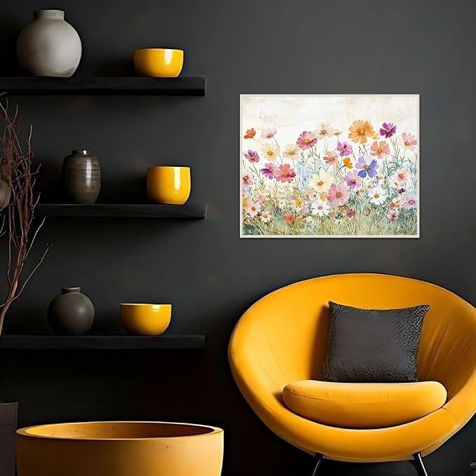 Banket Floral Paint by Numbers Kit for Adults Beginner DIY Painting Kits for Adults Flowers Easy Adult Paint by Number Kits on Canvas Color by Numbers for Gifts Home Wall Decor 16x20 Inch