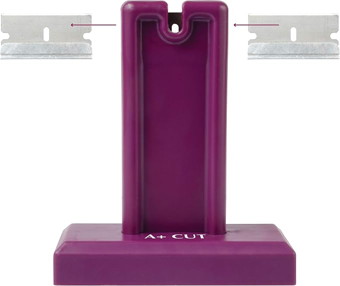 Ideaworks Upright Thread Cutter For Quilting, Sewing - Safe Snipper, 2.2" x 4.8" x 5.7", Purple, Standard