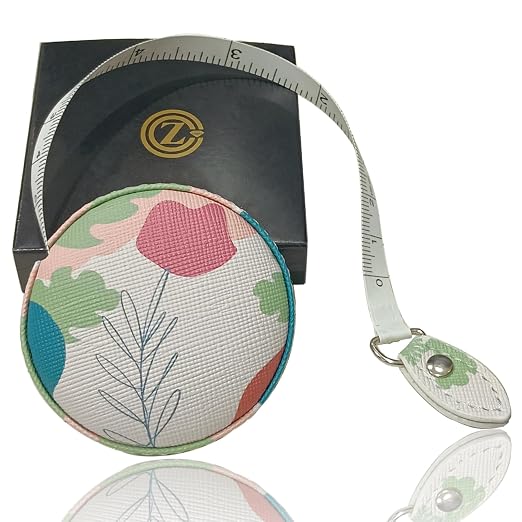 Tape Measure for Body Measuring Fabric Sewing Tailor Ruler Flexible Soft Pocket Small Mini Body Measurement Cloth Measuring Tape 60 Inch Premium Leather Retractable Tape Measure