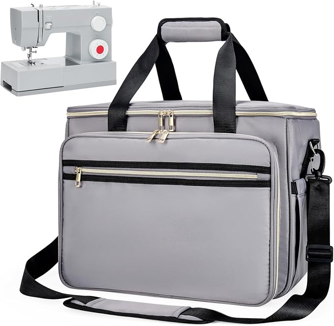 Anitor Sewing Machine Carrying Case with Removable Bottom Padding