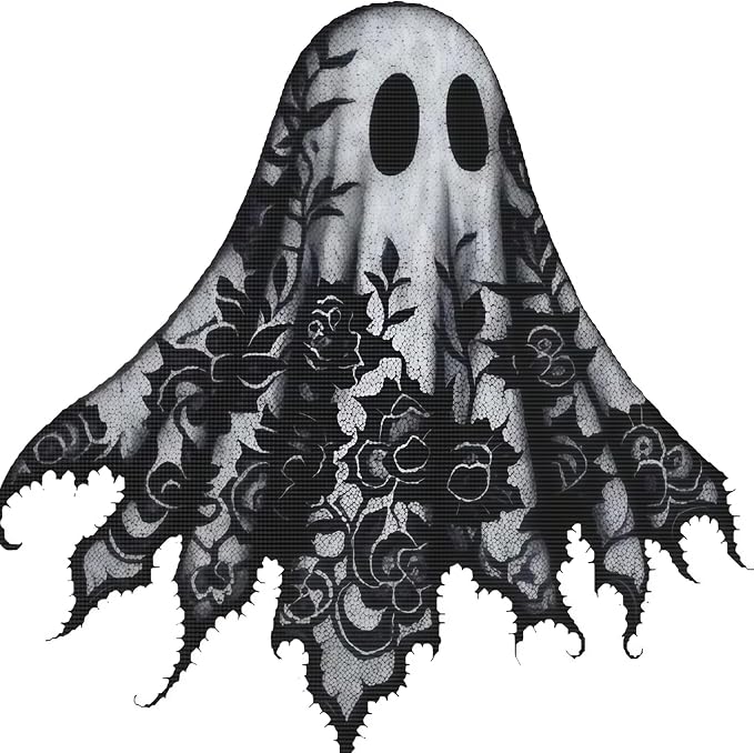 5D Halloween Ghost Diamond Painting Kits for Adults,Gothic Diamond Art Kits