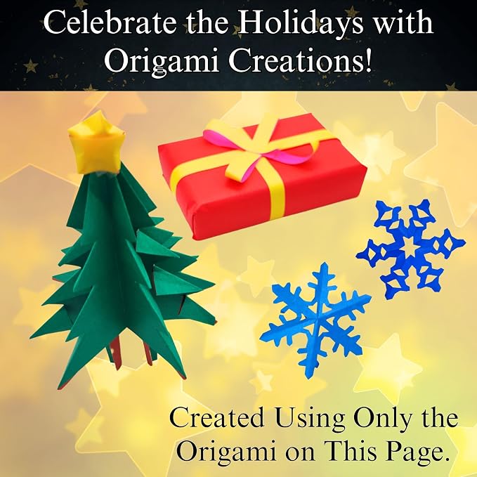 Origami Paper Double Sided Colored, 6 x 6 Inch Square, 36 Sheets