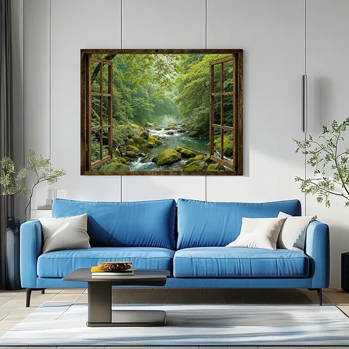 WUDWL Scenery Paint by Numbers Kit for Adults,Color By Numbers for Adults | Decor Painting by Number On Canvas, Paint Number Artist Funny Without Frame DIY, Home Wall Decor, 12x16in