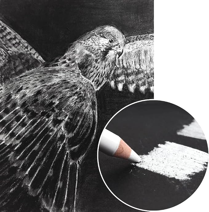 4.9x4.9 Inches Black Paper Sketchbook,30Sheets Tearable Small Sketchbook