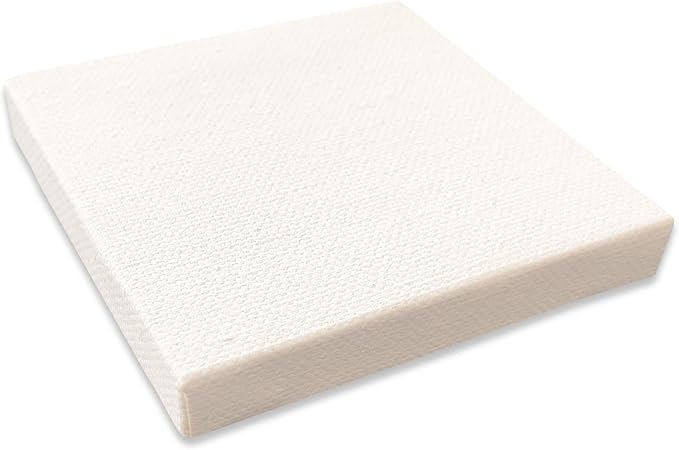 LWR CRAFTS Mini Stretched Canvas 4" X 4" Pack of 6