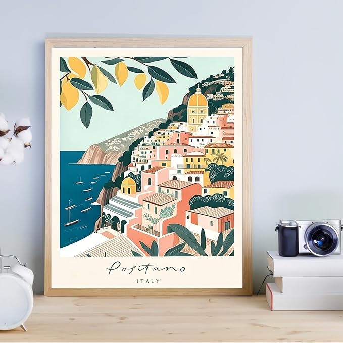 3 Pack Cute Beach Paint by Numbers Kit for Adults Beginner (Without Frame)