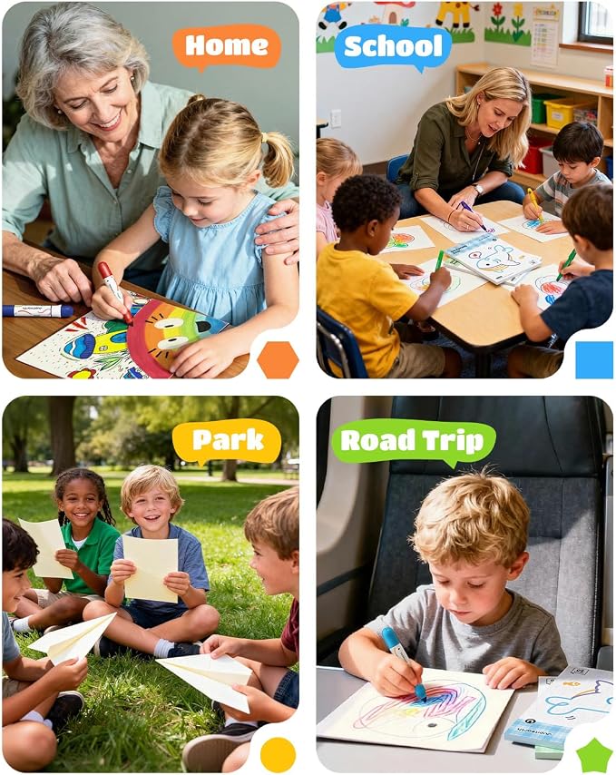 JUPITEARTH Drawing Paper for Kids 9x12 Inch 2-Pack 100 Sheets
