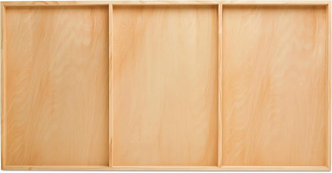Large Birch Painting Panel 24 x 48 x 1-1/2-inch, Pack of 2 Wood Canvas Boards for Painting, Blank Signs for Crafts, by Woodpeckers