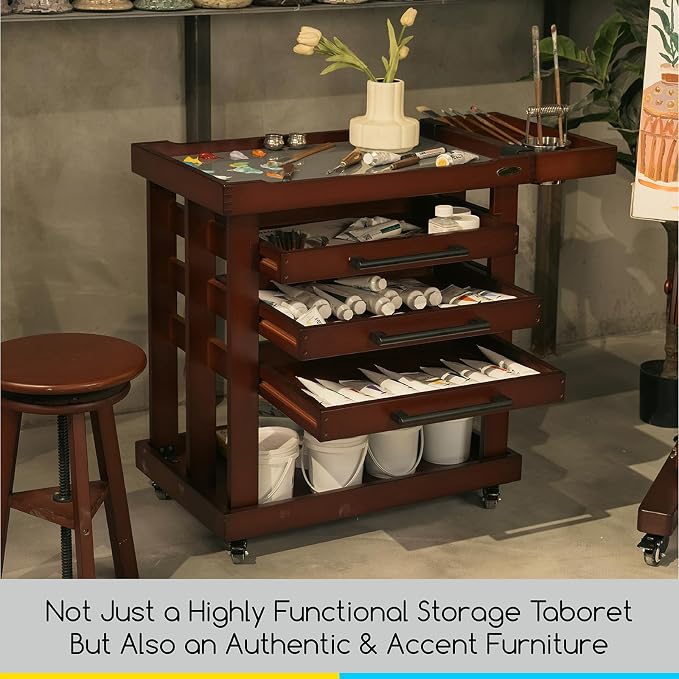 MEEDEN Art Supplies Storage Cart: 5-Tier Utility Rolling Cart