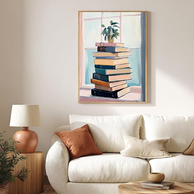 DAZZLEDOTS Diamond Art Kits, Plant on Book Stack Diamond Painting