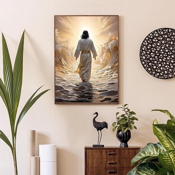 BAWKENTON Jesus Paint by Numbers kit for Adults and Kids