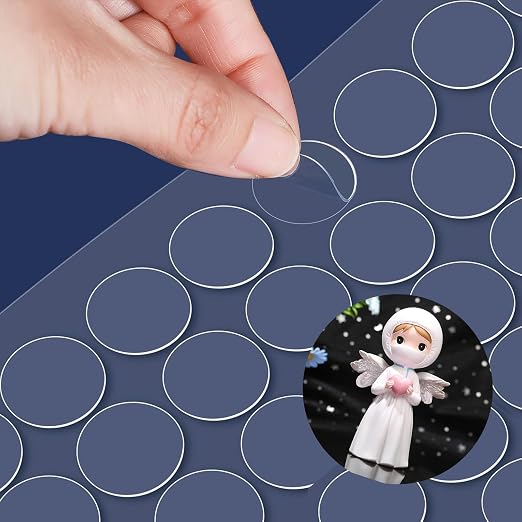 Adhesive Stick dots Two-Sided Sided Mounting Putty Stick Tack for Wall Hanging Crafts Balloons Festival Party Decorations,Clean Removable(0.39"*0.39"-800)