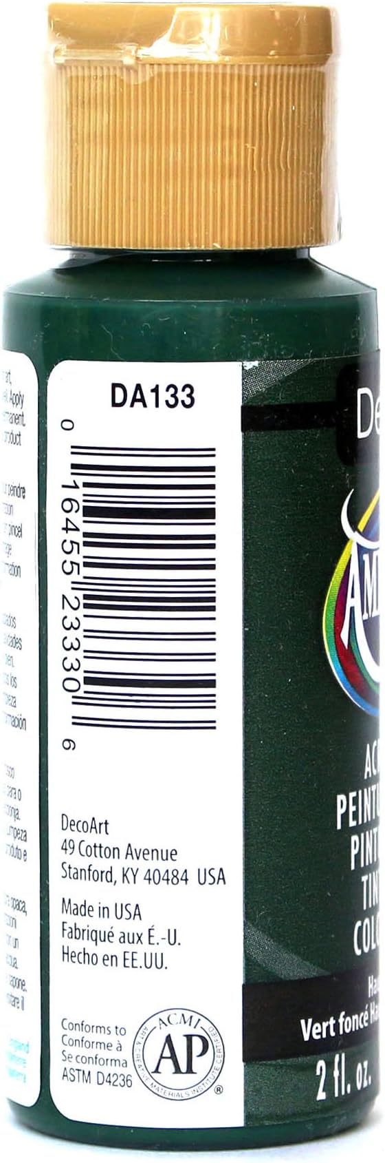 DecoArt Americana Acrylic Paint, 2-Ounce, Hauser Dark Green