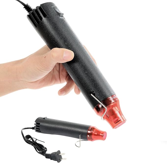 Heat Gun 300w, Handed Hot Air Gun for Crafting and DIY (Black)