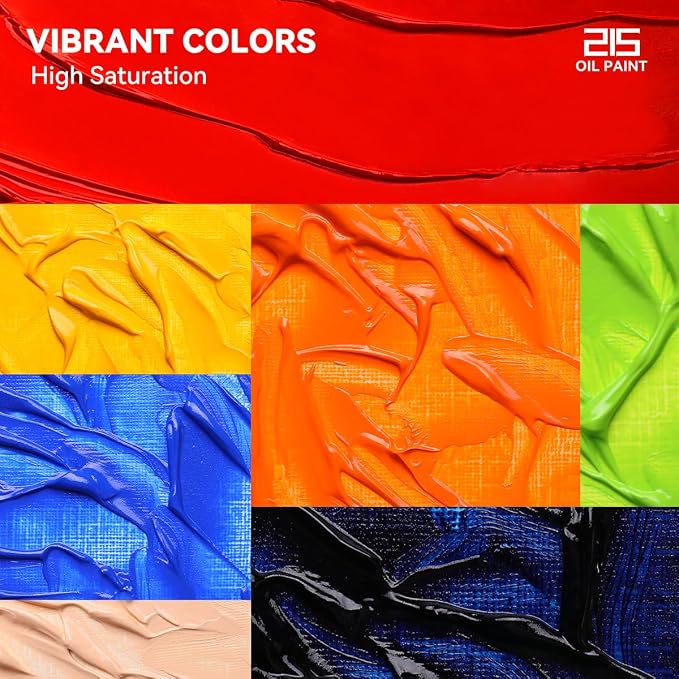 Paul Rubens Oil Paint, 20 Vibrant Colors*50 ml Large Professional Tubes | Oil Colors with High Saturation, Creamy Texture and Consistency, Art Supplies for Artists, Students, Beginners-B Set