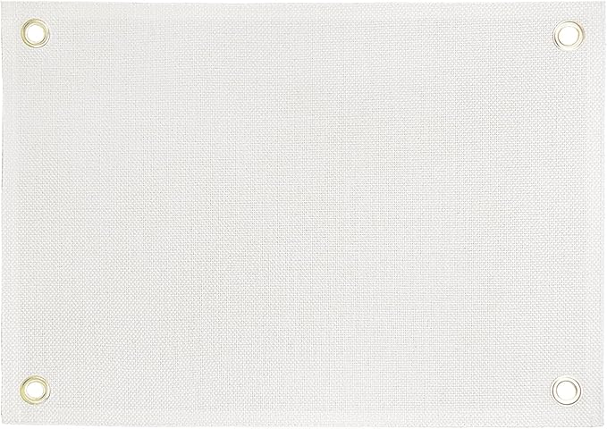 Premium Blank Canvas Banner 30"x20"| 12oz Fabric Canvas Banner Wall hanging Art for DIY Kids Room Decor, Birthday Backdrops & Educational Play | Safe for Toddlers & Infants & Nursery